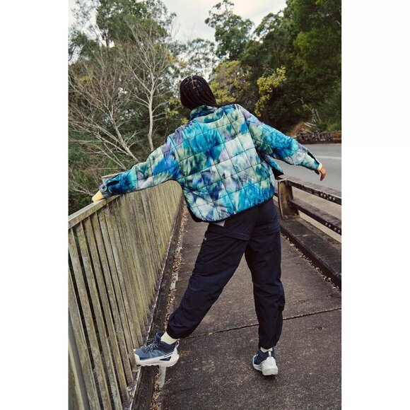 NWT FP Movement Pippa Printed Packable Jacket - Picture 8 of 11